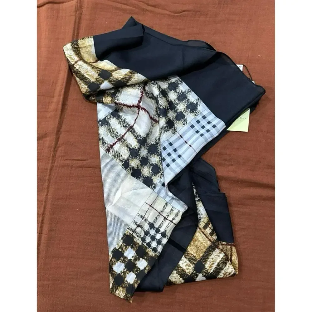 Silk scarf silk material‎ color